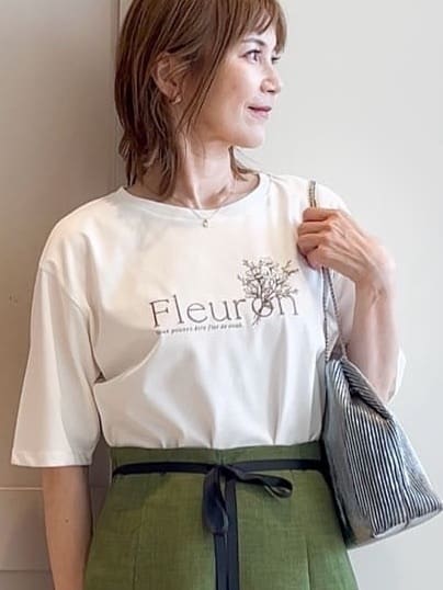yamakoさんの「grove｜ドットで華やぐ　軽やかマーメイドスカート」を使ったコーディネート
