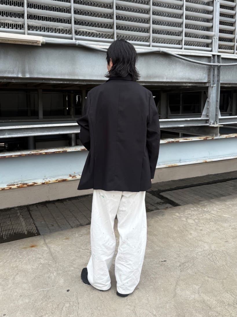 yumaさんの「tk.TAKEO KIKUCHI｜バレルシルエットパンツ（デニム＆カラーパンツ）」を使ったコーディネート