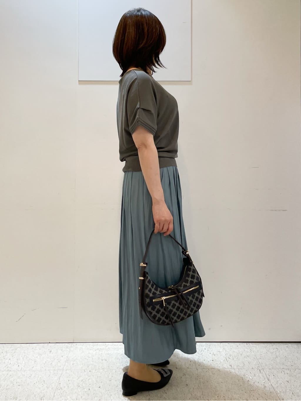 めいさんの「Reflect｜【ウエストゴム仕様／長く着られる◎】スカーチョパンツ」を使ったコーディネート