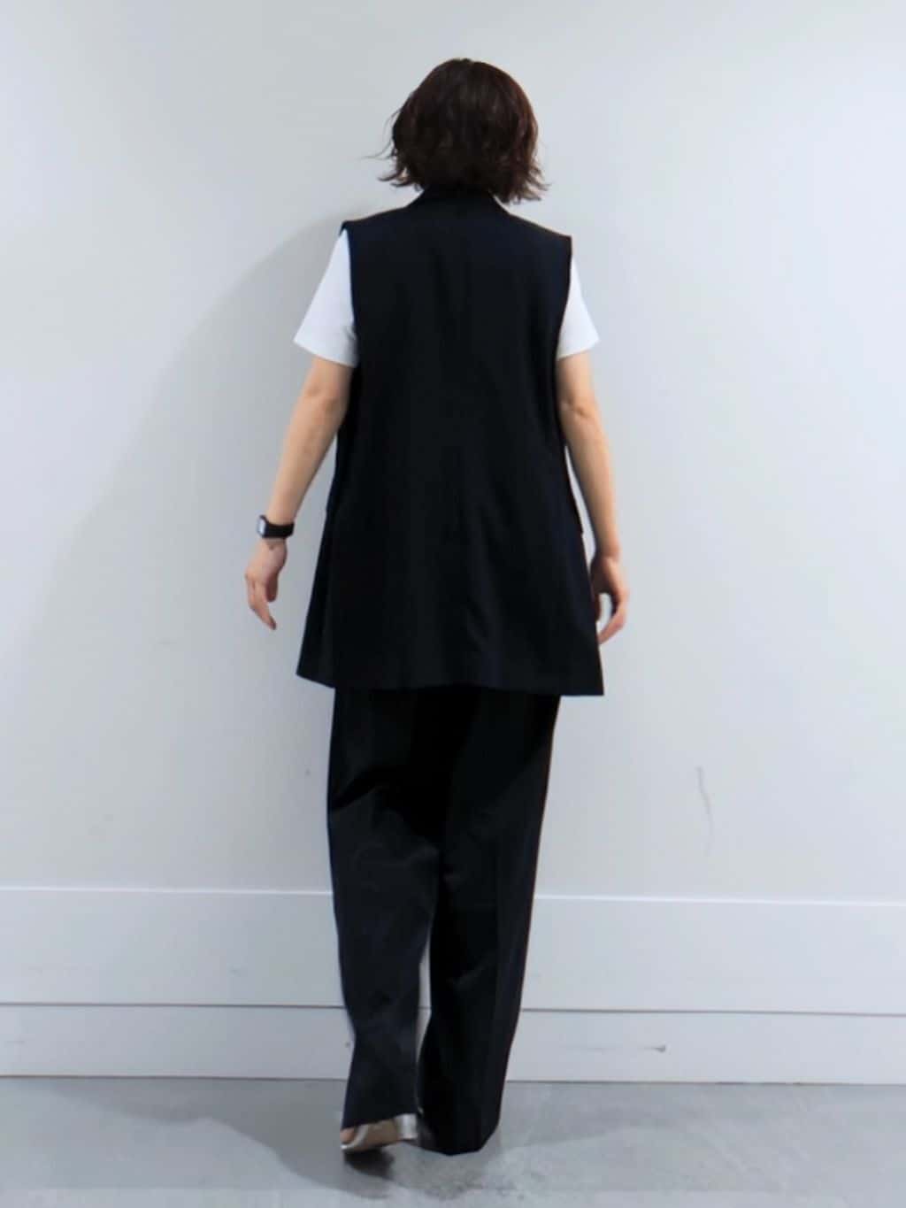 ミズタさんの「UNTITLED｜【セットアップ可/洗える】スラブテーラードカラージレ」を使ったコーディネート