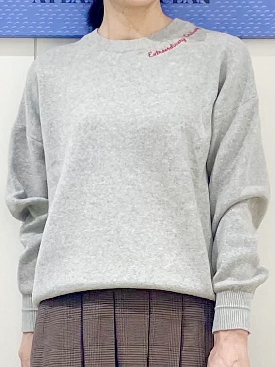 uwatokoさんの「Dessin｜【洗える】刺繍入りジャカードニット」を使ったコーディネート