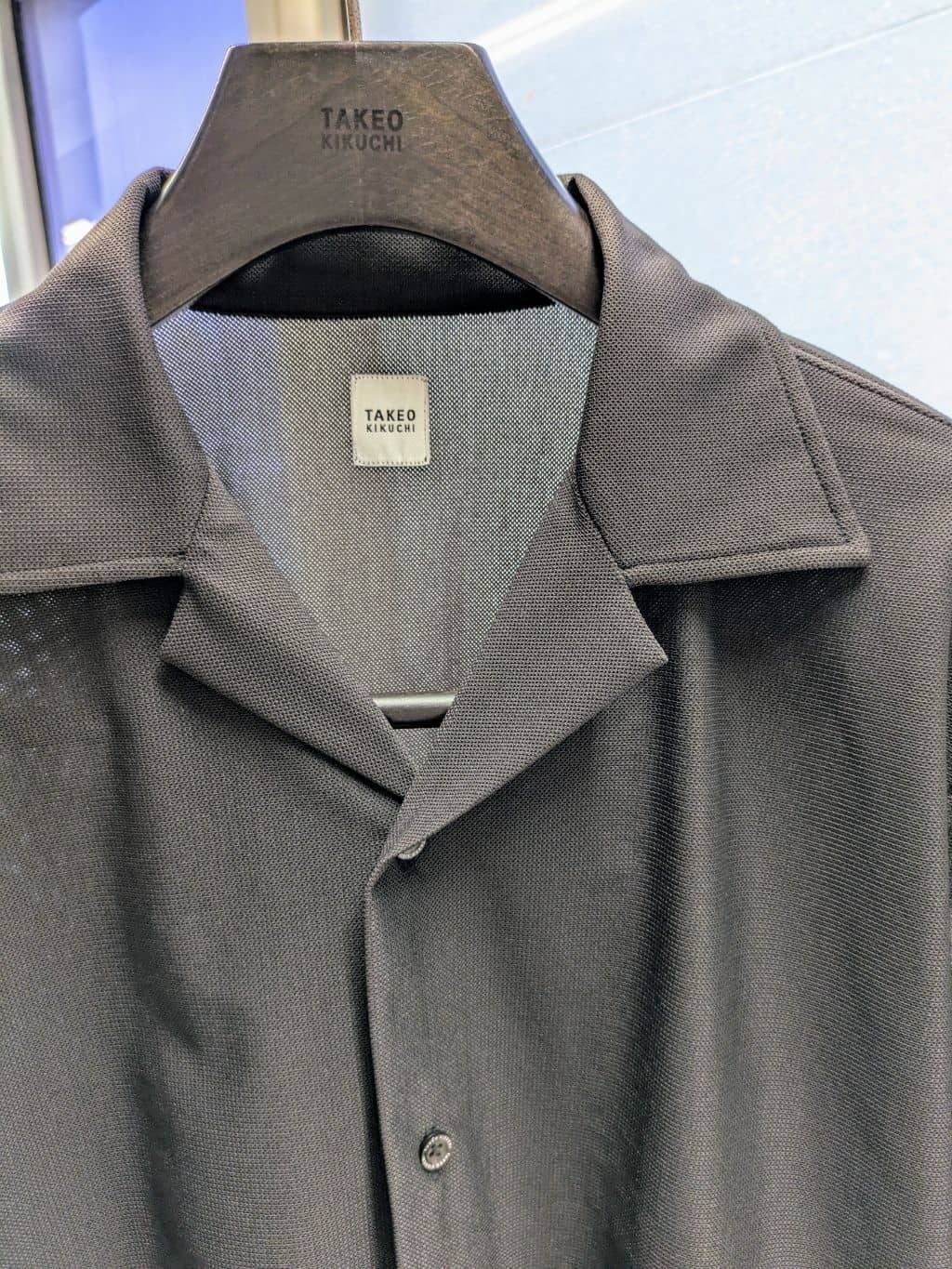ryoさんの「TAKEO KIKUCHI｜【COOL CITY WEAR】エアートール オープンカラーシャツ /接触冷感・通気性」を使ったコーディネート