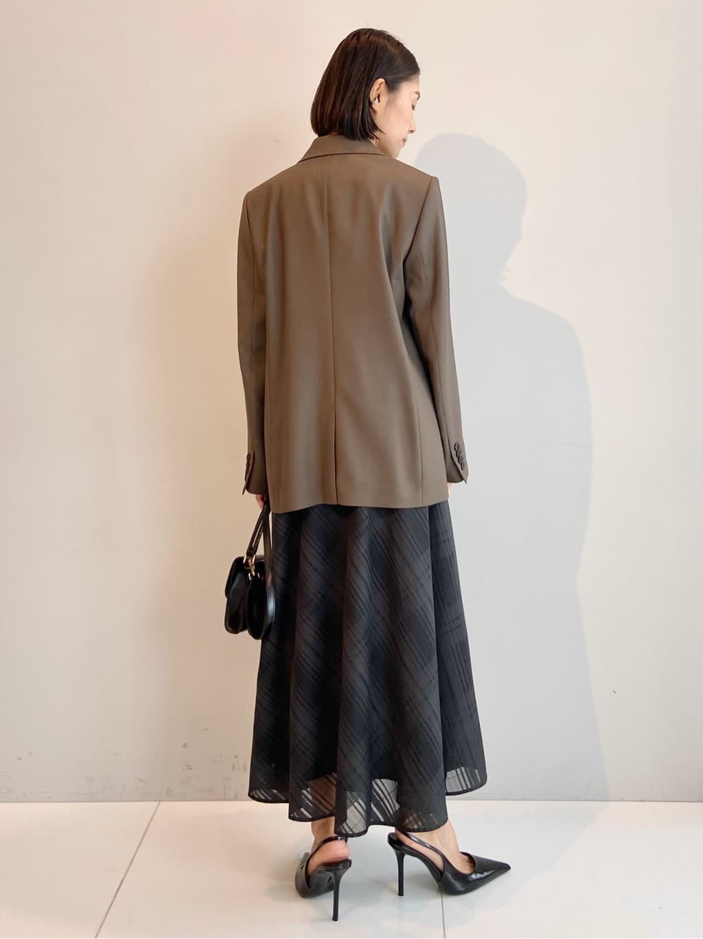 AYAさんの「UNTITLED｜【セットアップ可】ウールライク ダブルブレストジャケット」を使ったコーディネート