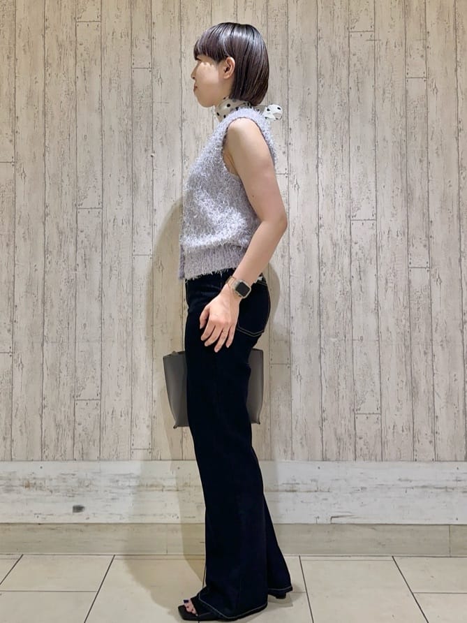 Hana...eさんの「index｜《丈が選べる》ストレートデニムパンツ【洗濯機洗い可】」を使ったコーディネート