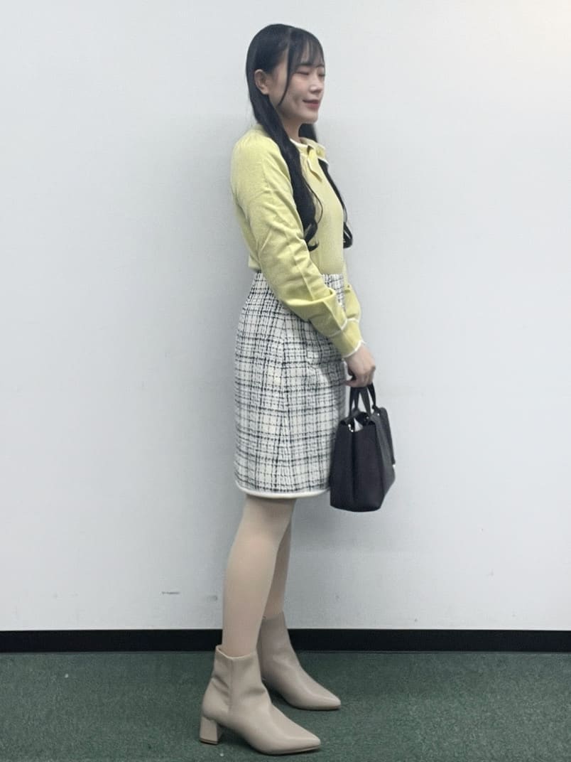 Hitomiさんの「index｜サイドリボンバイカラーニット【洗濯機OK】」を使ったコーディネート