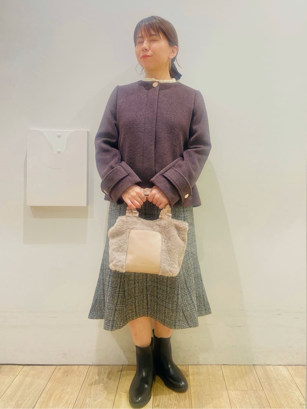 YUKOさんの「index｜マーメイドフレアスカート【洗濯機OK／防シワ】」を使ったコーディネート