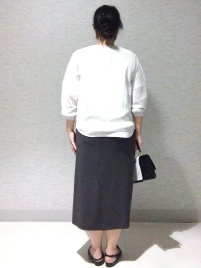 sakoさんの「Reflect｜【マシンウォッシュ可】ナロースカート」を使ったコーディネート