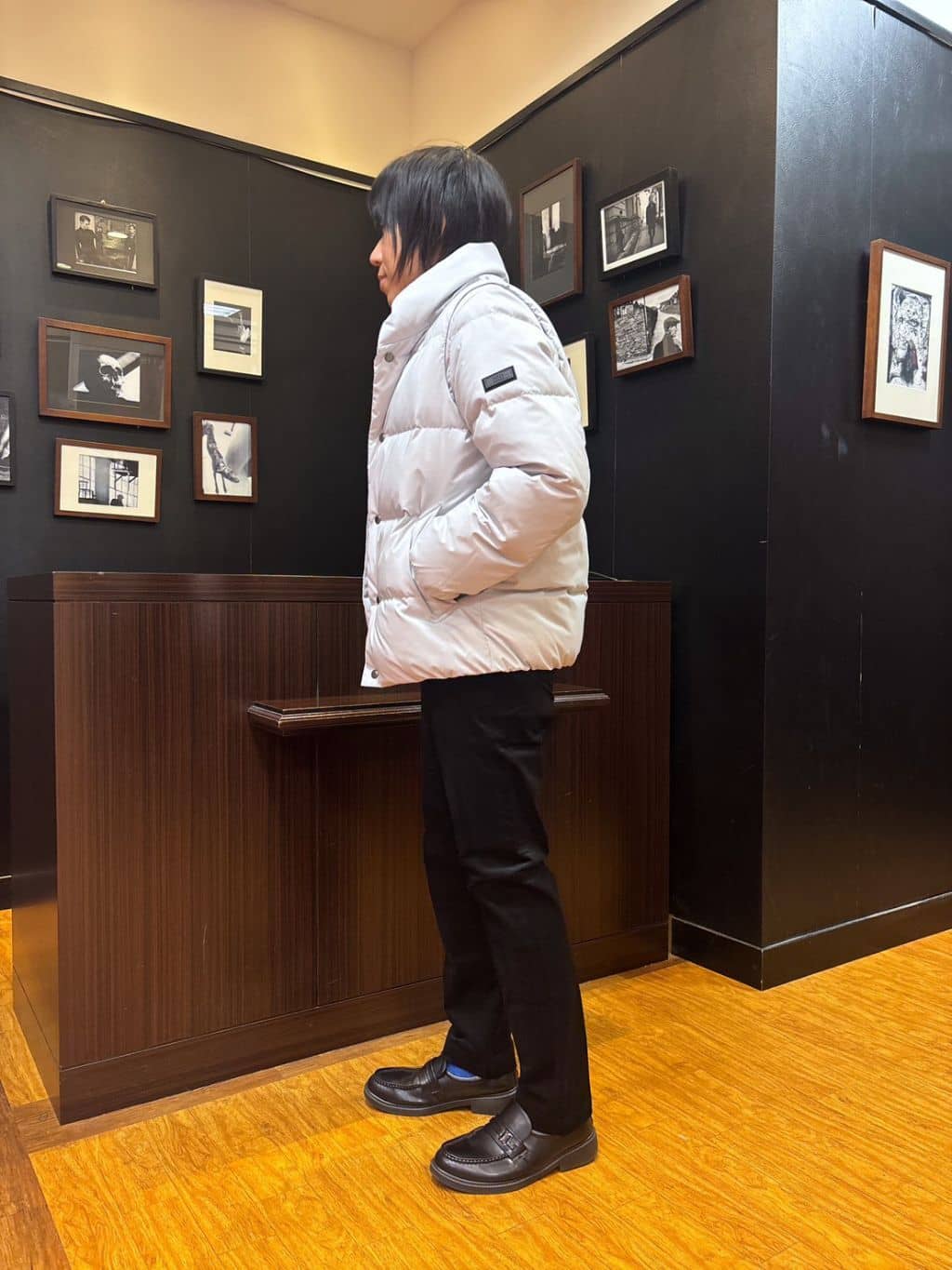 moritaさんの「TAKEO KIKUCHI｜【袖取り外し可】デタッチャブル ダウンブルゾン」を使ったコーディネート