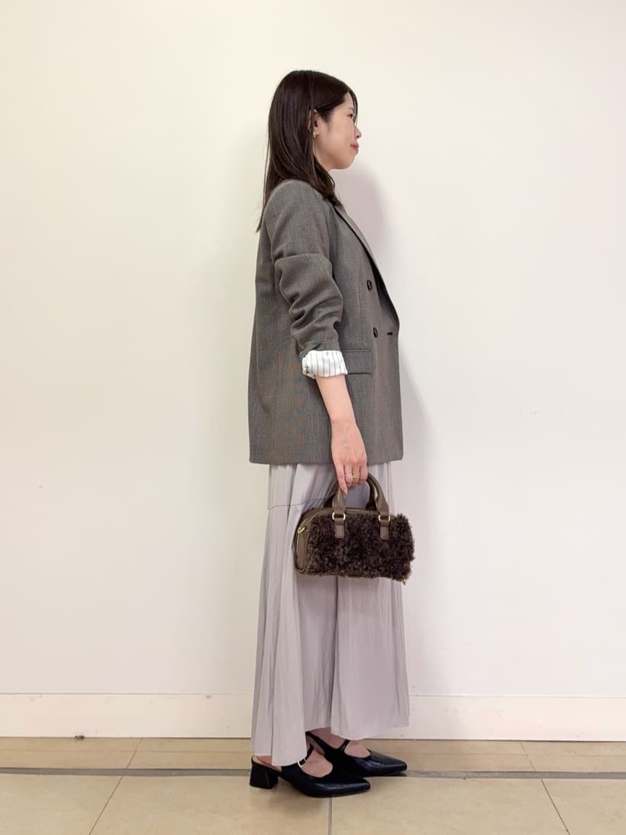 asamiさんの「UNTITLED｜【セットアップ可】ウールライク ダブルブレストジャケット」を使ったコーディネート