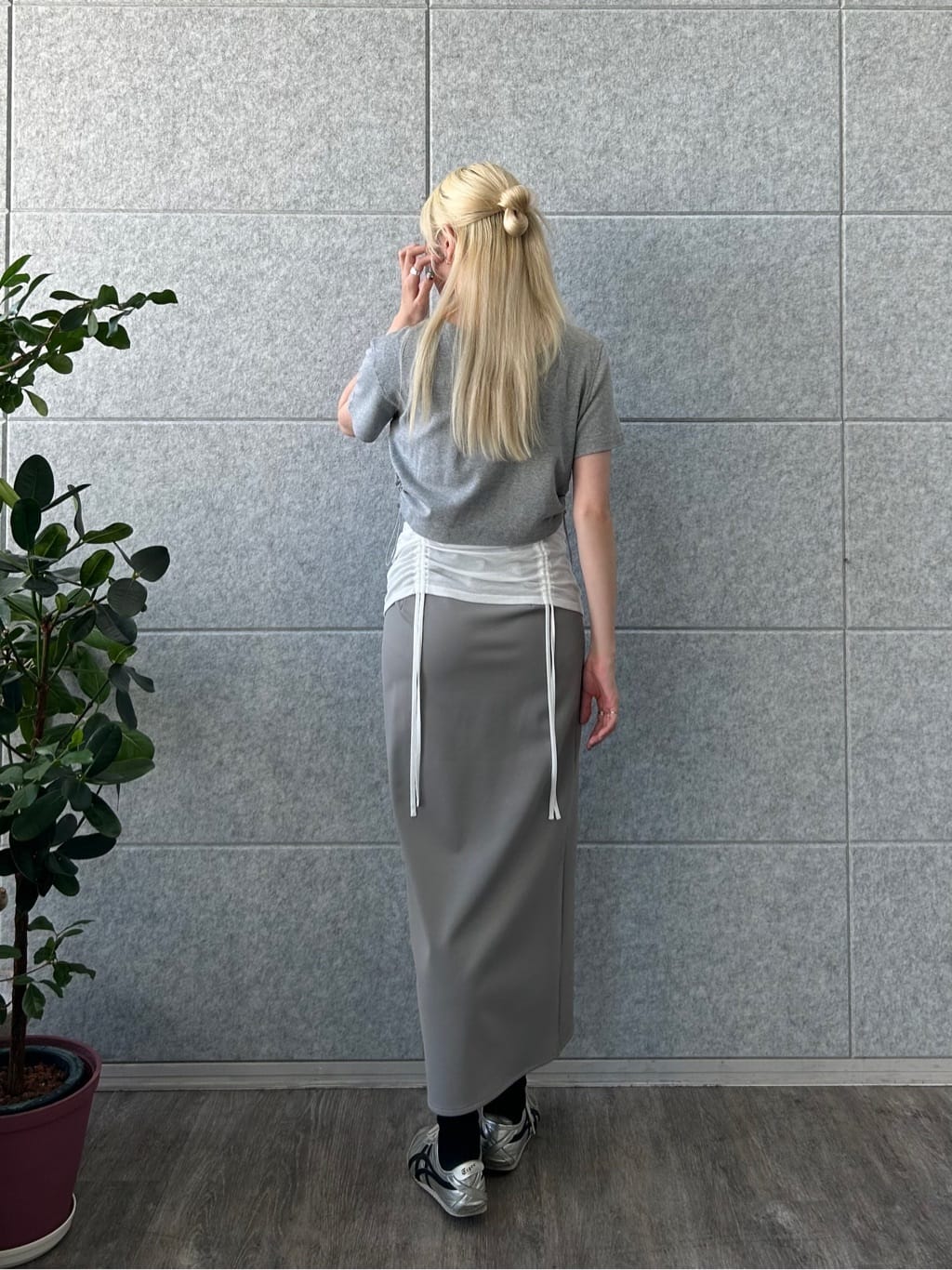 honoka Aさんの「CODE A｜asymmetry gather tank」を使ったコーディネート