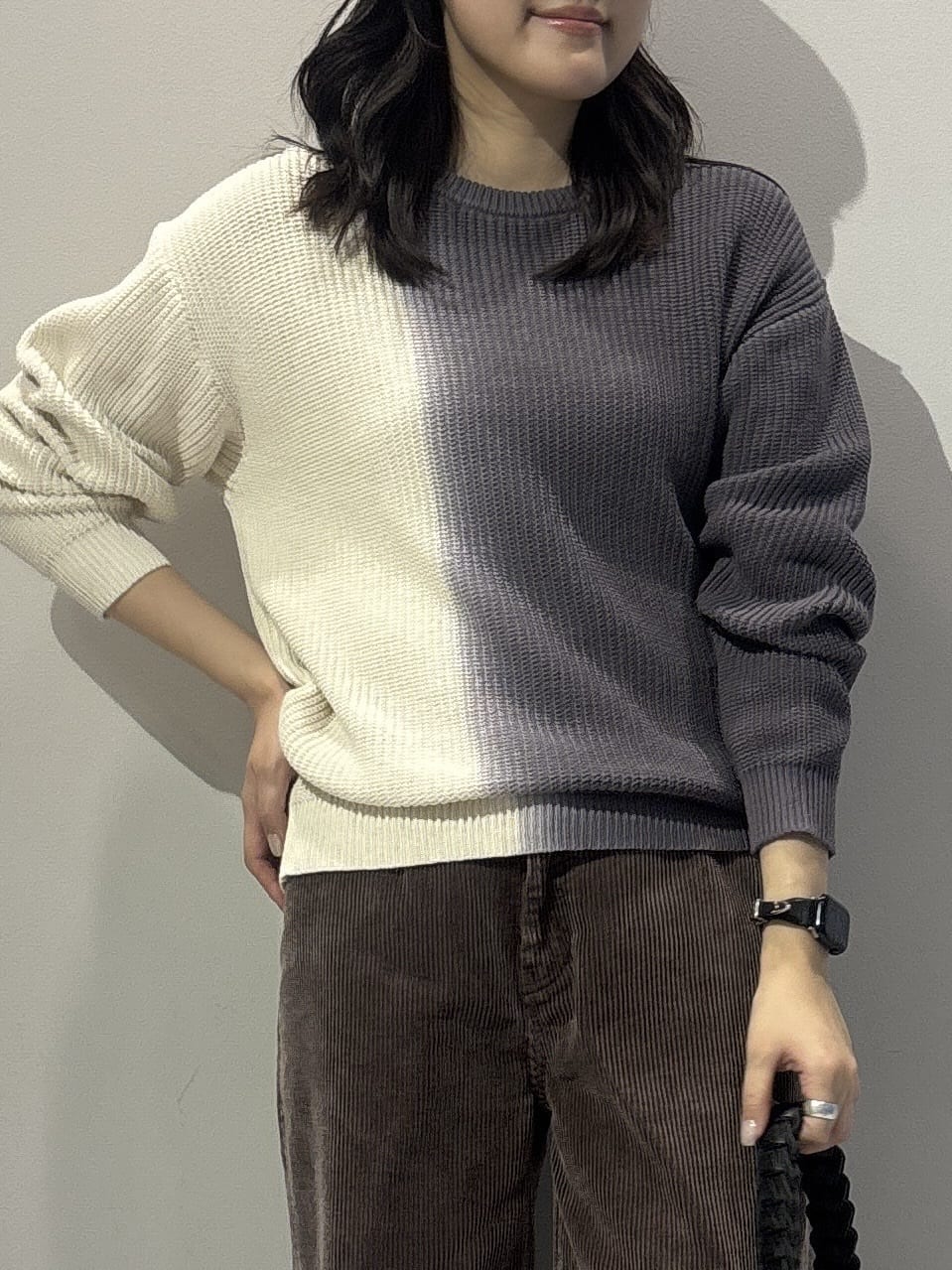 Akutagawaさんの「tk.TAKEO KIKUCHI｜グラデダイニットプルオーバー」を使ったコーディネート
