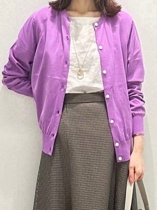 Miwaさんの「UNTITLED｜ライトダブルリングネックレス」を使ったコーディネート