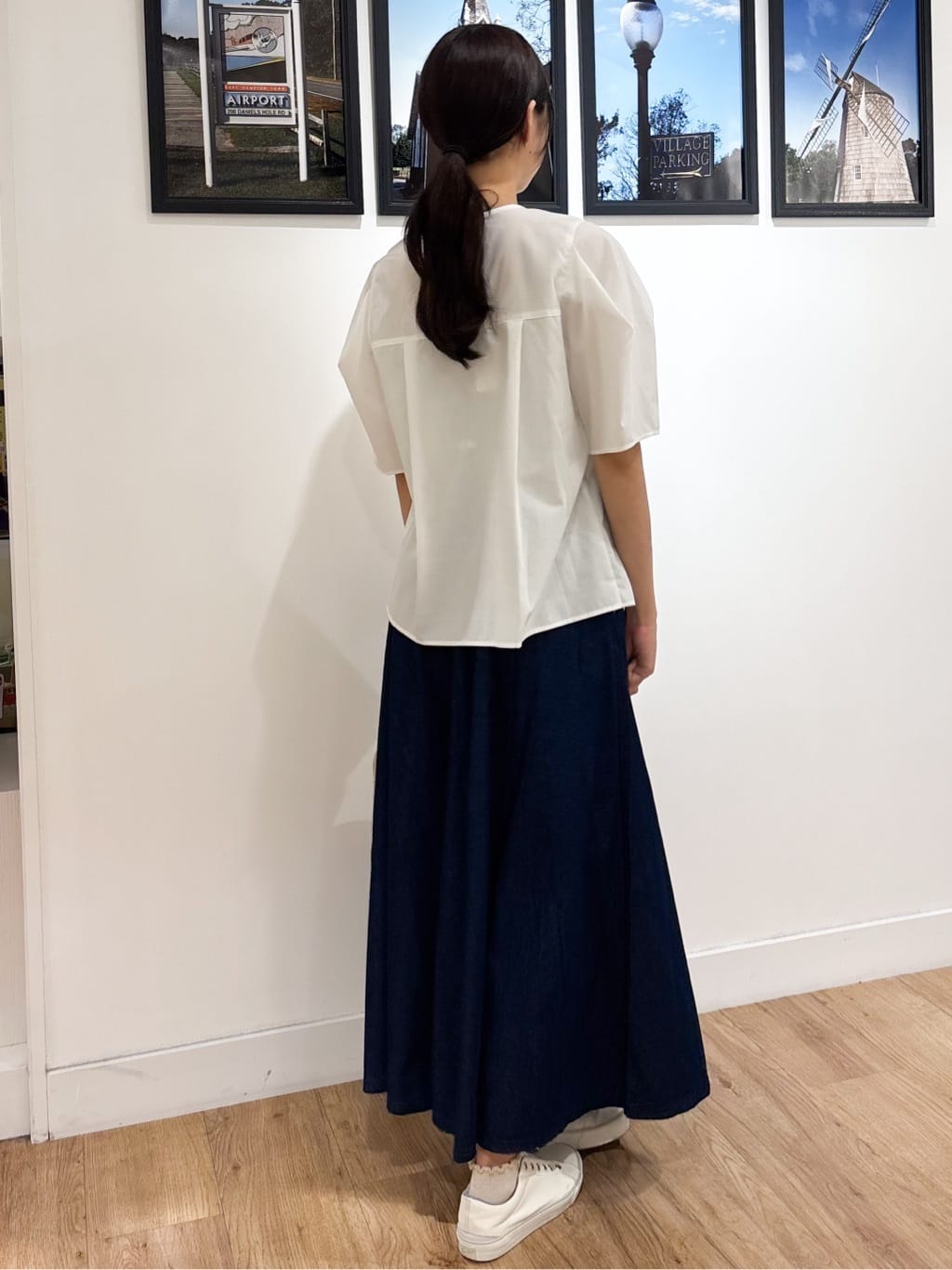 Ririkaさんの「Dessin｜【洗える】タックデザインブラウス」を使ったコーディネート
