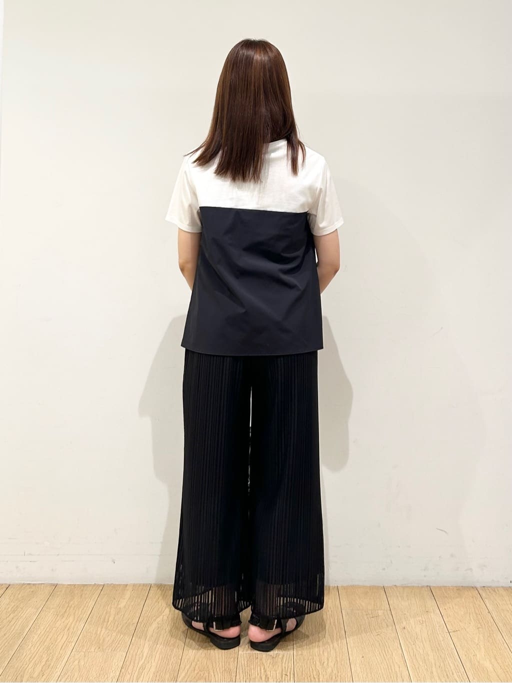 kozueさんの「INDIVI｜【洗える】ビスチェレイヤード風トップス」を使ったコーディネート