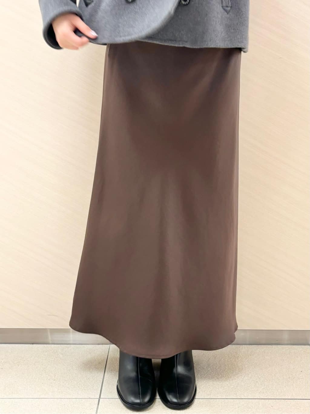Rinaさんの「DRESSTERIOR｜◆【洗える/7色展開】ウォッシャブルコットンカシミヤニット」を使ったコーディネート