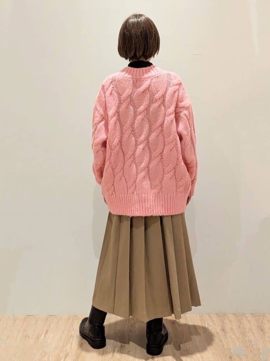 SHIMAKOさんの「OPAQUE.CLIP｜ワイドプリーツスカート【洗濯機OK】」を使ったコーディネート