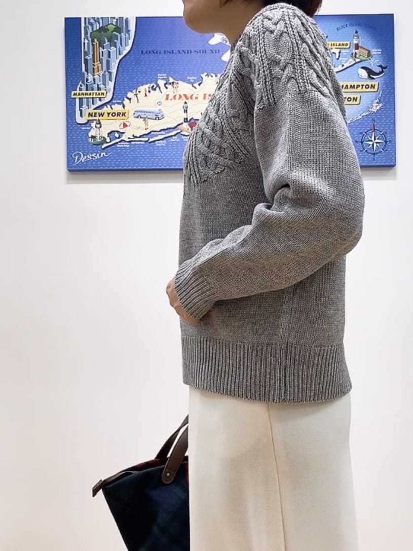 Hamaさんの「Dessin｜メルトンジャージボックスタックスカート」を使ったコーディネート