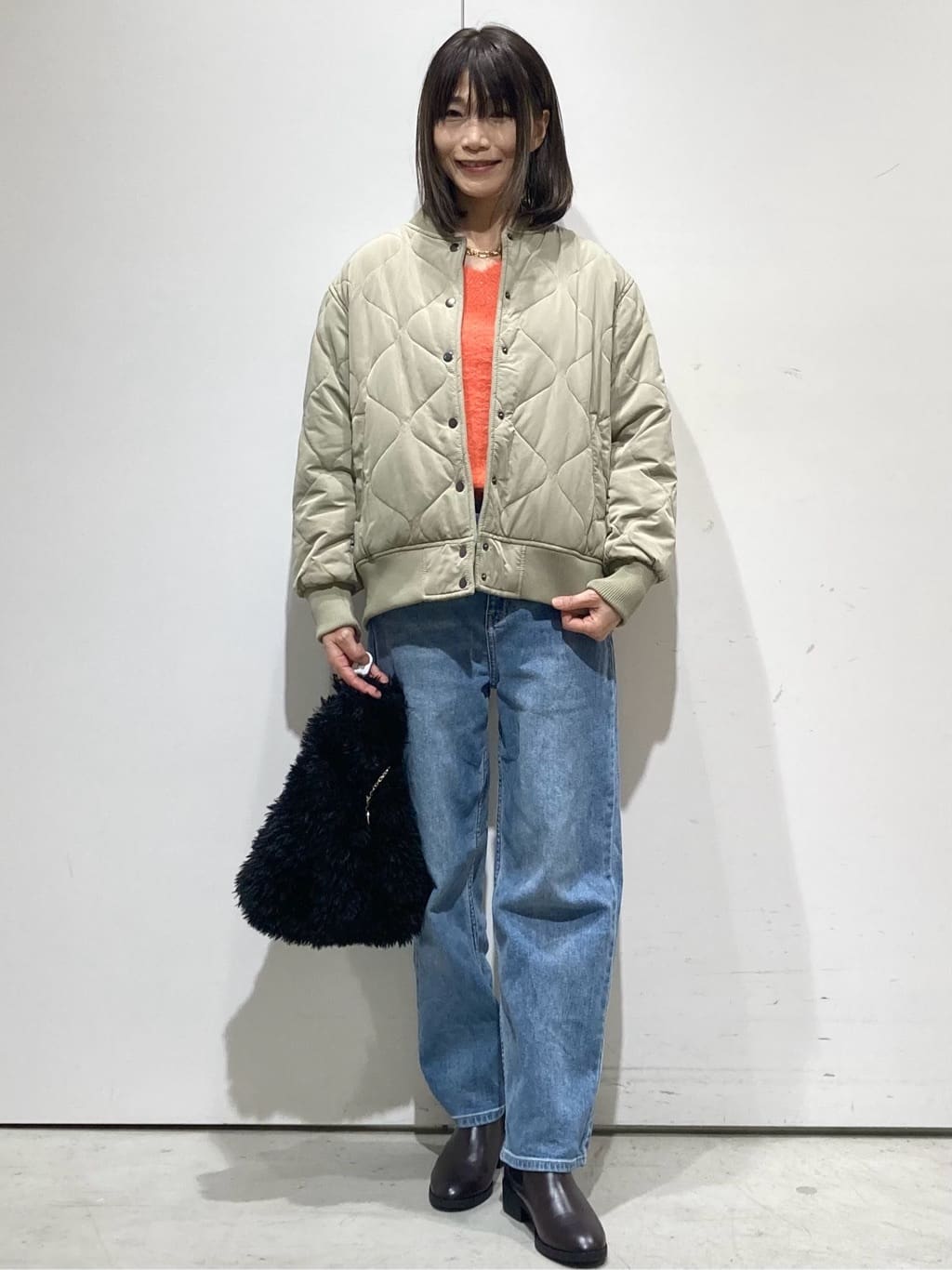 Jさんの「OPAQUE.CLIP｜《リバーシブル》キルティングブルゾン」を使ったコーディネート