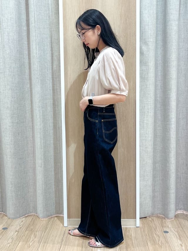 みーちゃんさんの「grove｜【Lee&times;grove別注】WIDE DENIM PANTS」を使ったコーディネート