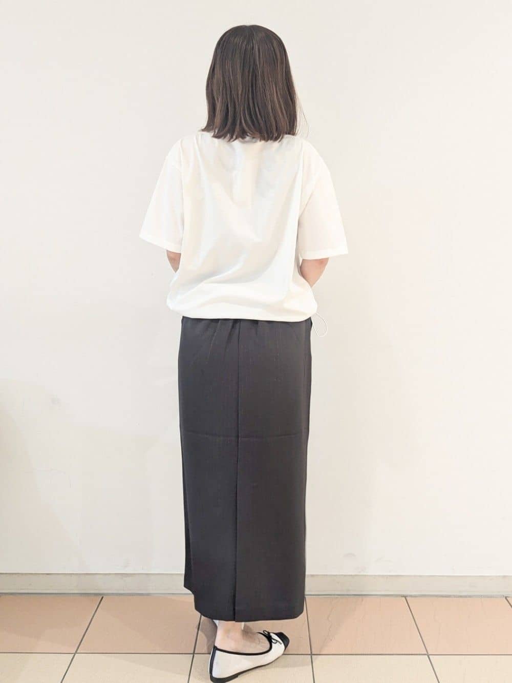 Miさんの「OPAQUE.CLIP｜裾ドロストTシャツ【洗濯機洗い可】」を使ったコーディネート