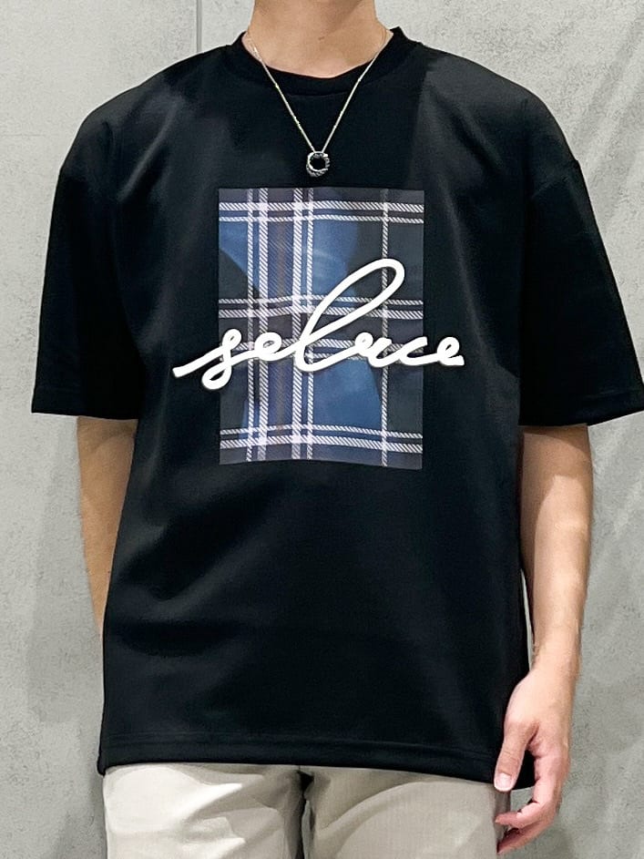 SHI-MAさんの「THE SHOP TK｜コード刺繍フォトプリント半袖Tシャツ 【洗濯機OK】」を使ったコーディネート