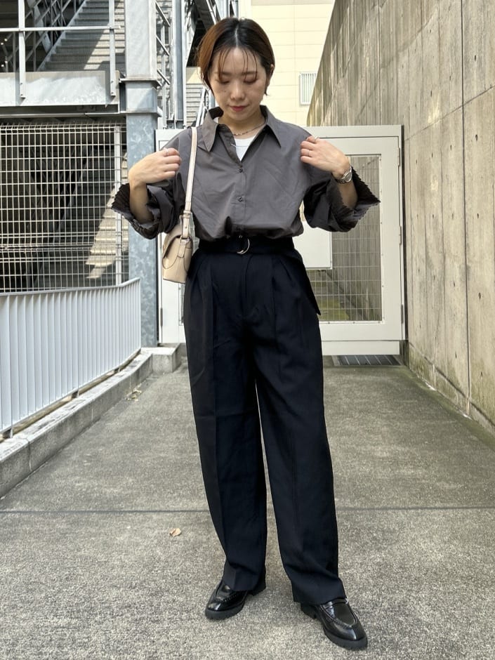 ga_riさんの「THE SHOP TK｜【汗染み防止】ノースリーブTシャツ【洗濯機OK/UVケア】」を使ったコーディネート