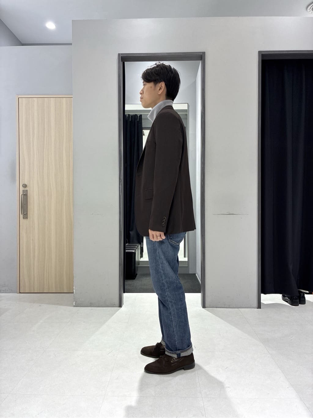 わいずみさんの「TAKEO KIKUCHI｜【3WAY】ドビー ダウンライナー付ブルゾン」を使ったコーディネート