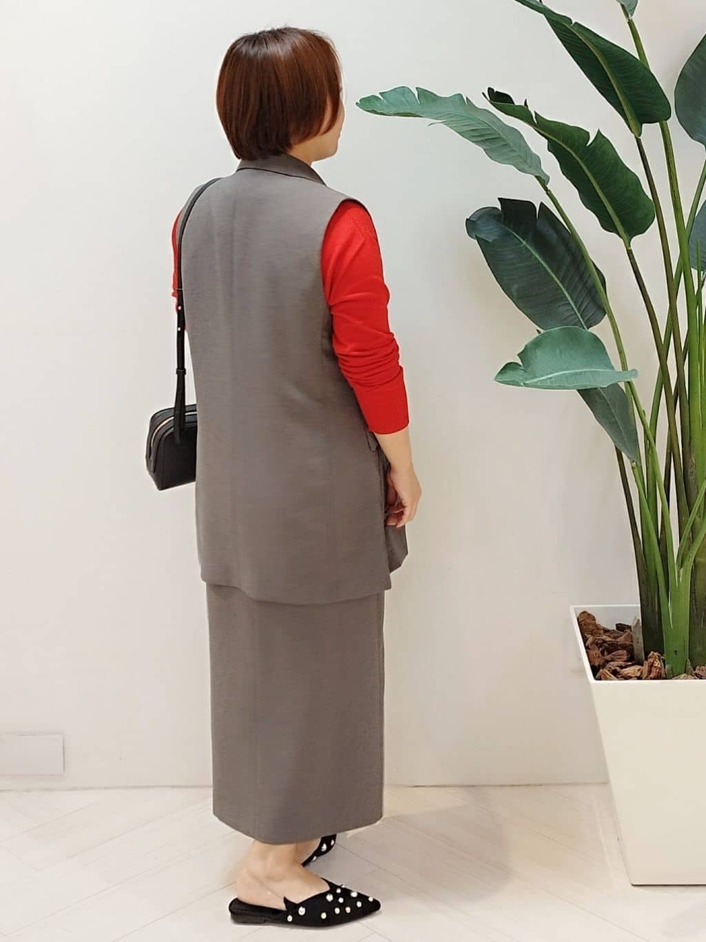 s u g iさんの「UNTITLED｜【セットアップ可/洗える】スラブナロースカート」を使ったコーディネート