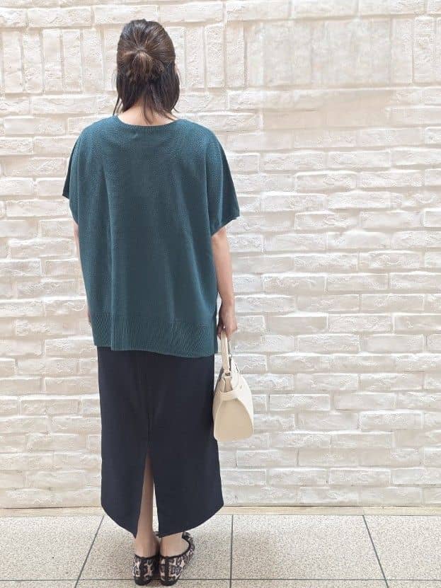 mamiさんの「index｜《5色展開／S-LLサイズ》リラクシーメッシュニット【洗濯機洗い可】」を使ったコーディネート