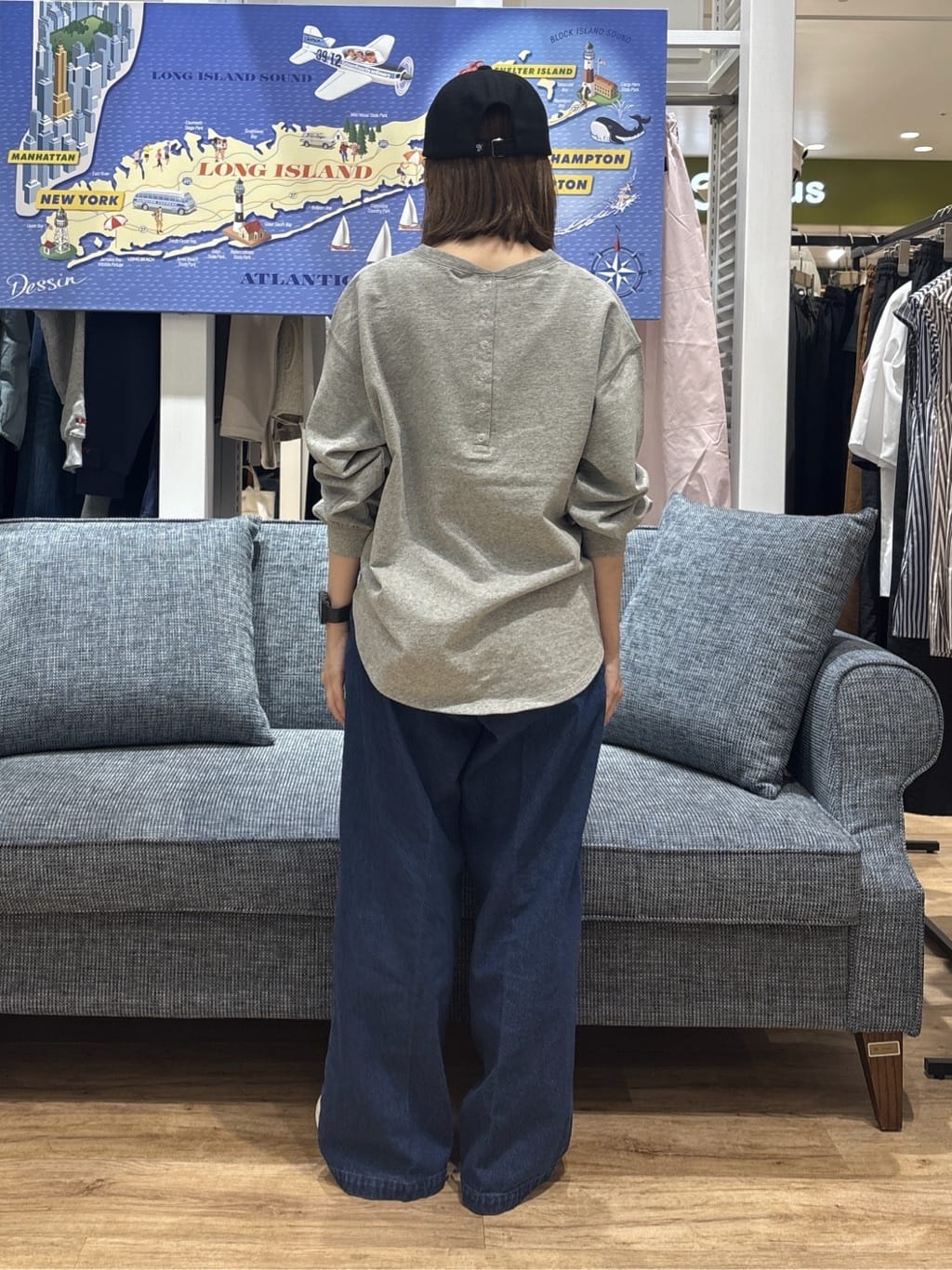 risaさんの「Dessin｜【洗える】マリンデニムパンツ」を使ったコーディネート