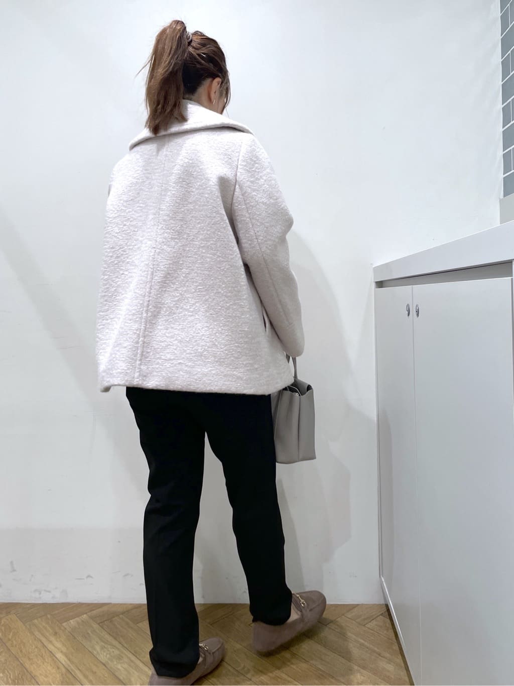 Junさんの「index｜ブークレミドルコート【洗える】」を使ったコーディネート