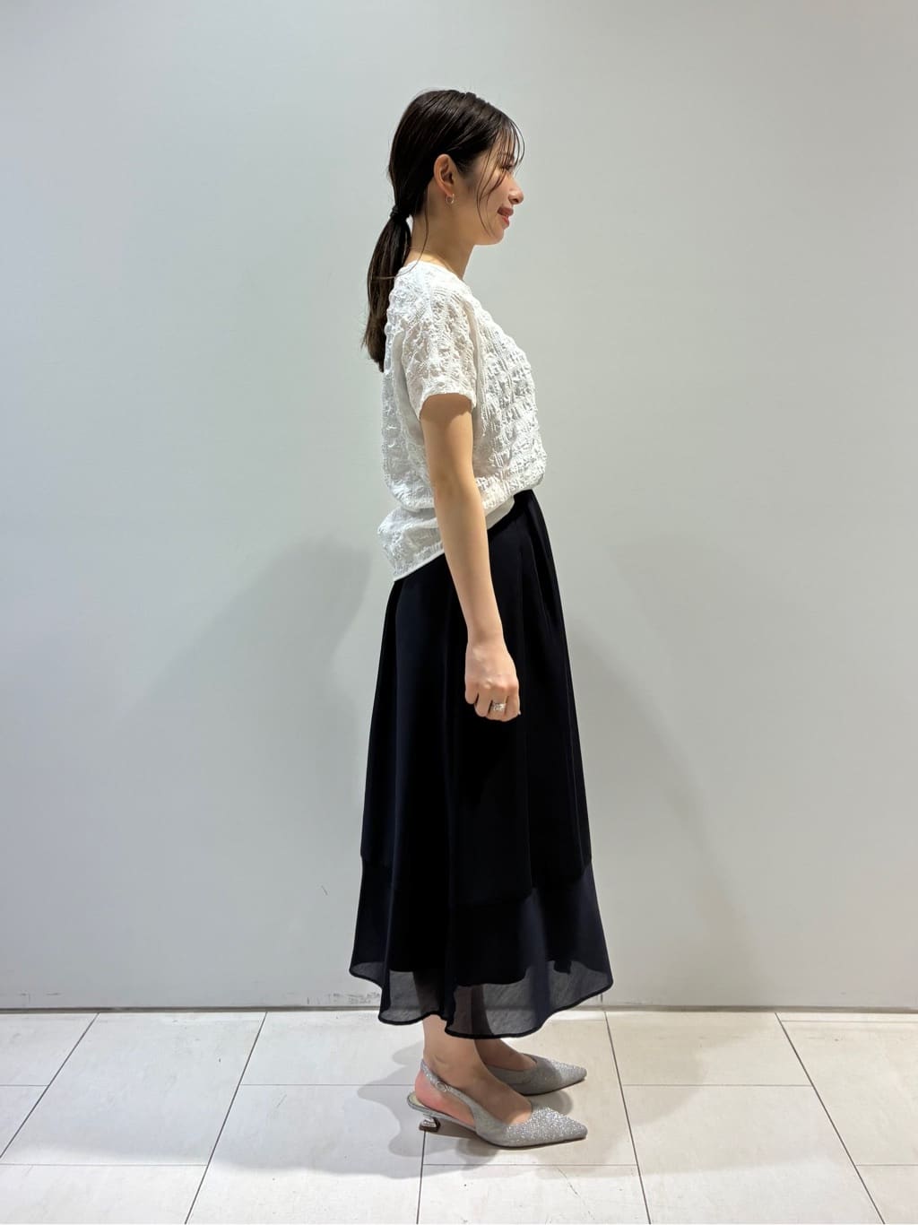 KAOさんの「INDIVI｜◆【合皮／マルチWAY／サブバッグ付】ミニショルダーバッグ」を使ったコーディネート