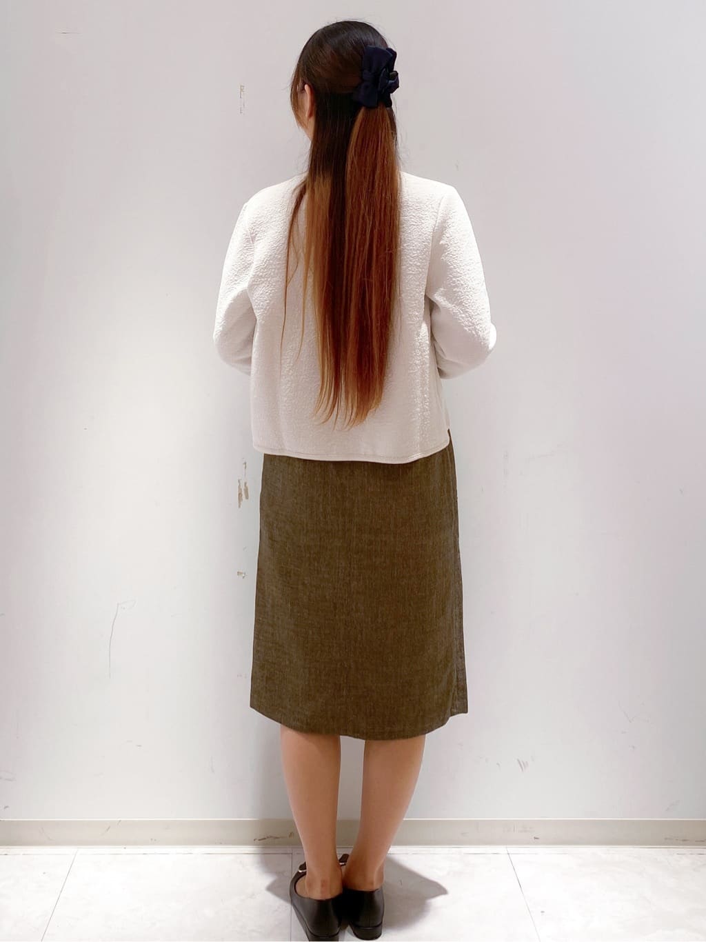 yurinaさんの「index｜ストレッチノーカラーブルゾン【洗濯機OK】」を使ったコーディネート