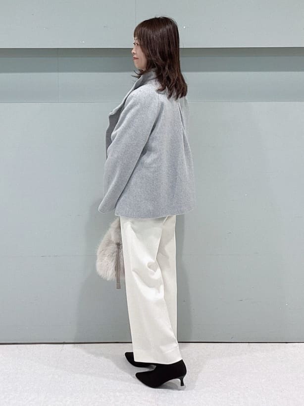 makiさんの「UNTITLED｜【着回しが効く／オンオフアウター】ウールショートコート」を使ったコーディネート