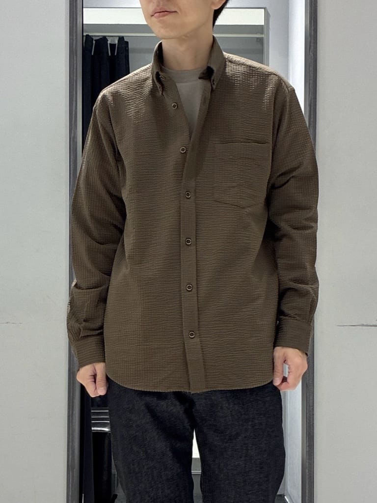 わいずみさんの「TAKEO KIKUCHI｜ストレッチ テーラードＴシャツ」を使ったコーディネート