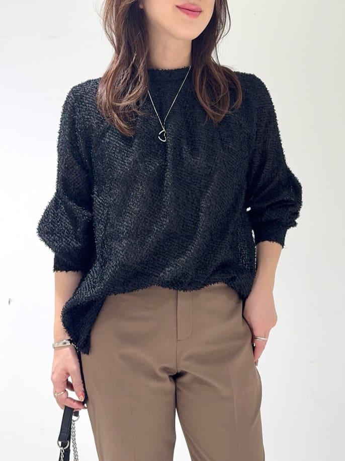 そんさんの「INDIVI｜【きれいめ／オフィス／イベント】フェザージャカードブラウス」を使ったコーディネート