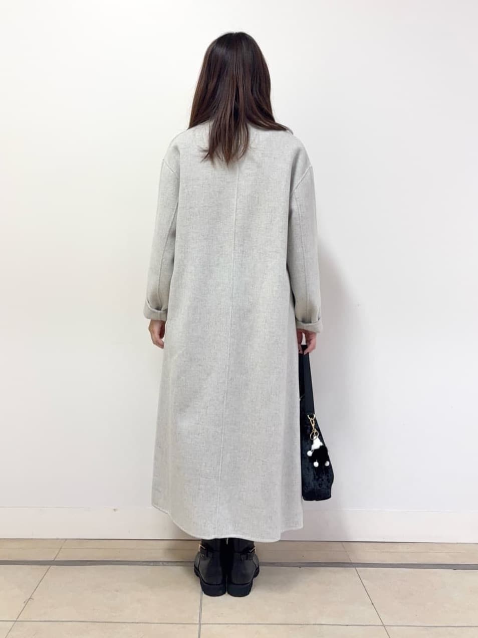 asamiさんの「UNTITLED｜【ロング丈/軽やか】テーラード　リバーコート」を使ったコーディネート
