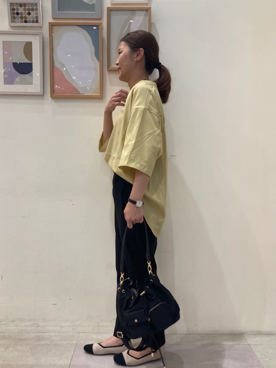 𝐂𝐡𝐢𝐢 &hearts;(ちー)さんの「SHOO･LA･RUE｜【S-LL/洗濯後しわになりにくい】バックギャザーがアクセント スッキパーブラウス」を使ったコーディネート