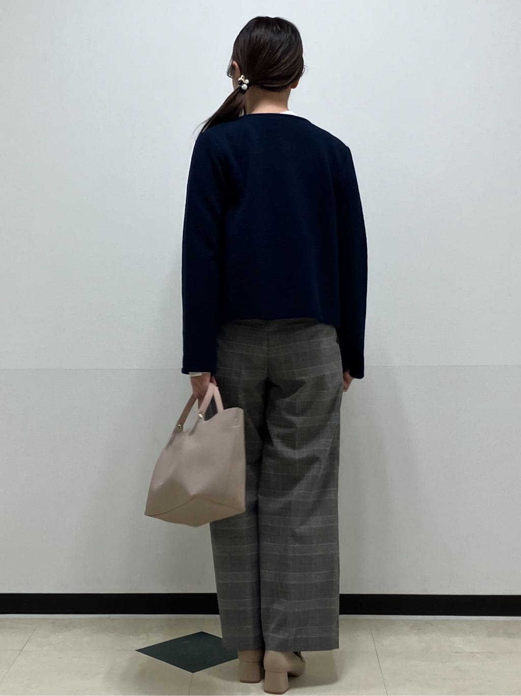 MAYUKIさんの「index｜ストレッチノーカラーブルゾン【洗濯機OK】」を使ったコーディネート
