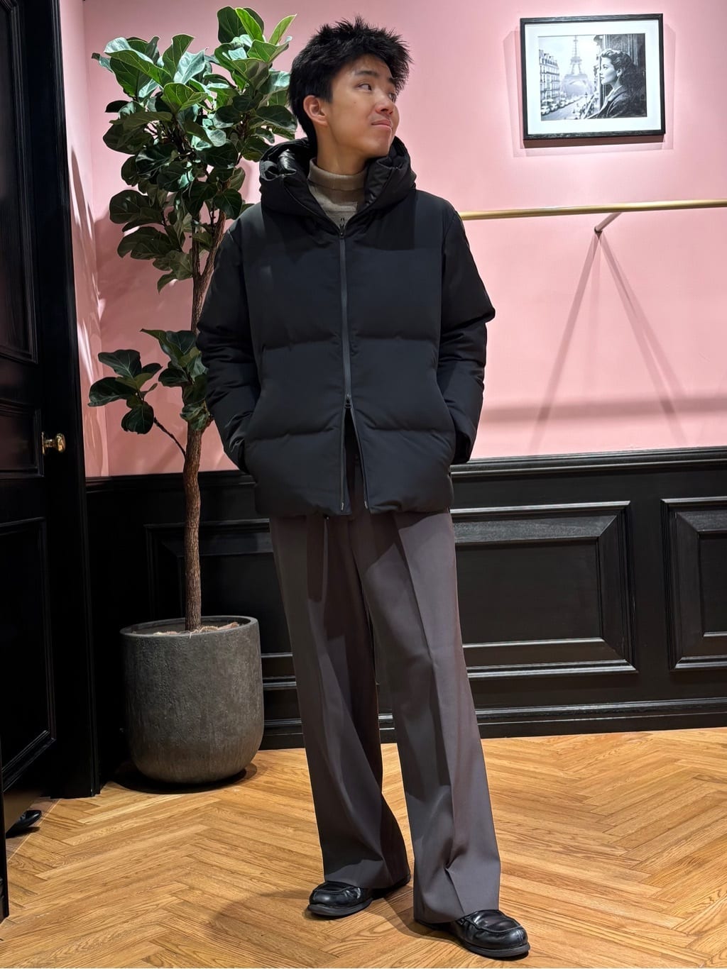 manatoさんの「DRESSTERIOR｜◆【干場義雅&times;DRESSTERIOR】Ultimate Down Black」を使ったコーディネート