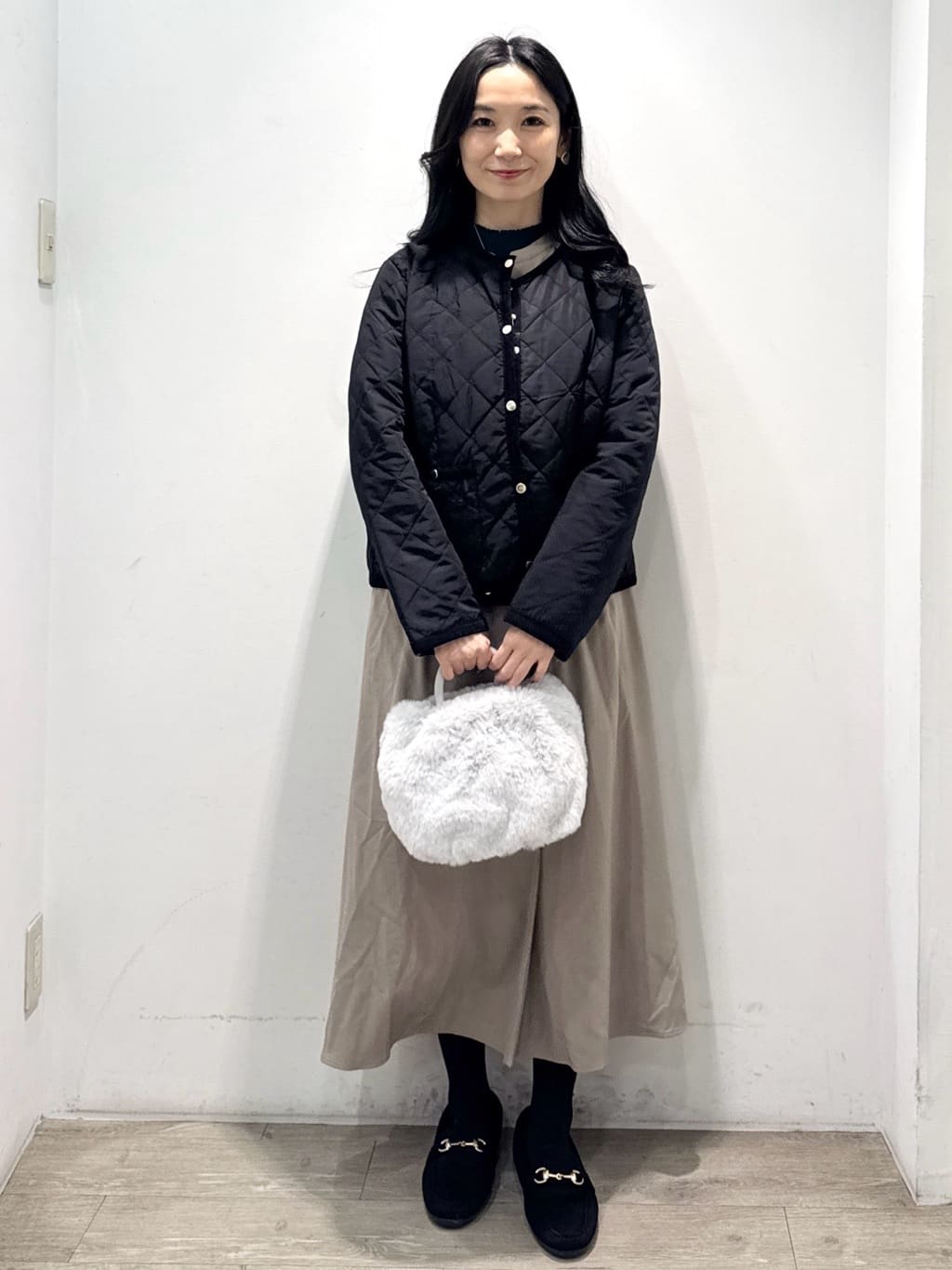 yuicciさんの「OPAQUE.CLIP｜ハイネックリブニット【洗濯機OK】」を使ったコーディネート