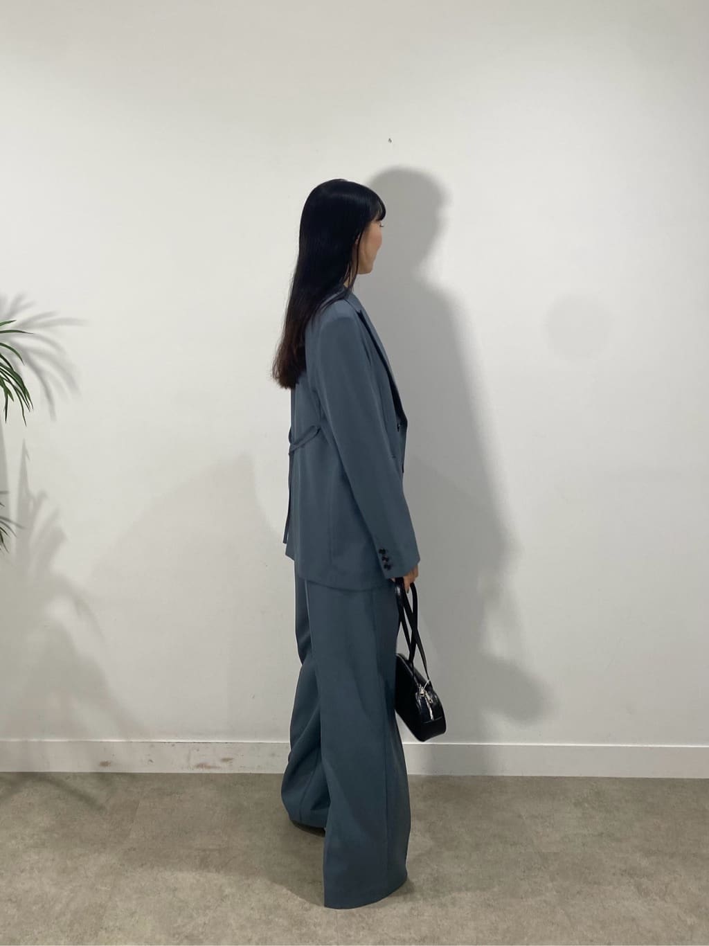 rinaさんの「INDIVI｜【セットアップ対応】ウーステッドライクスラックス」を使ったコーディネート