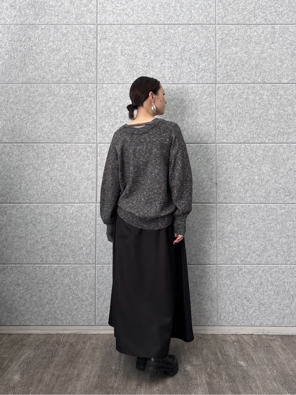 ayanoさんの「INDIVI｜センタージップフレアスカート」を使ったコーディネート