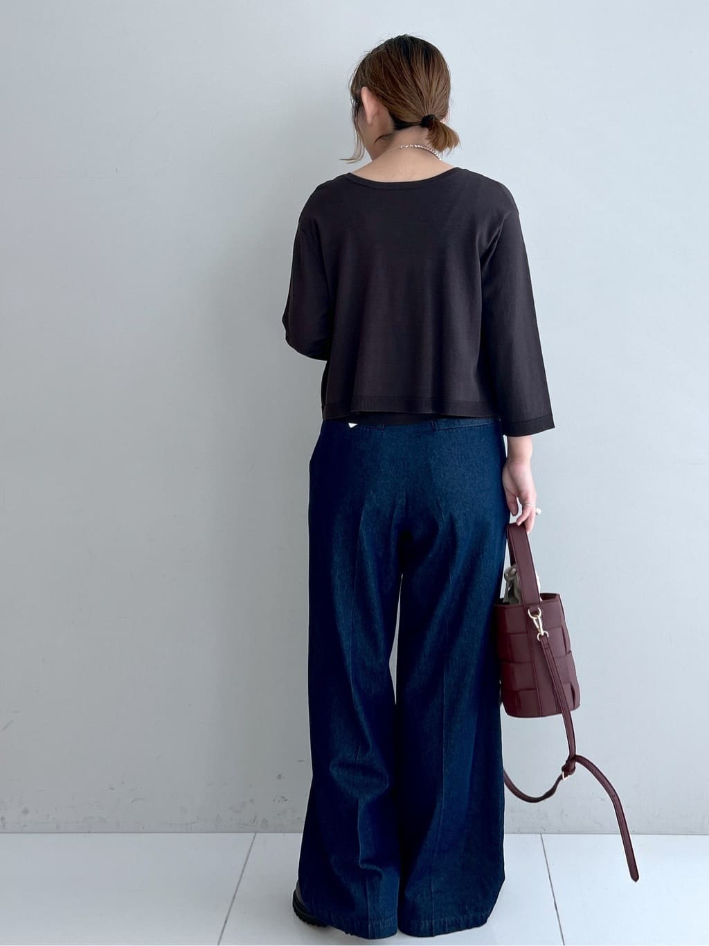 Hirokaさんの「Dessin｜【2点セット・洗える】2WAYカーディガン＆キャミソールアンサンブル」を使ったコーディネート