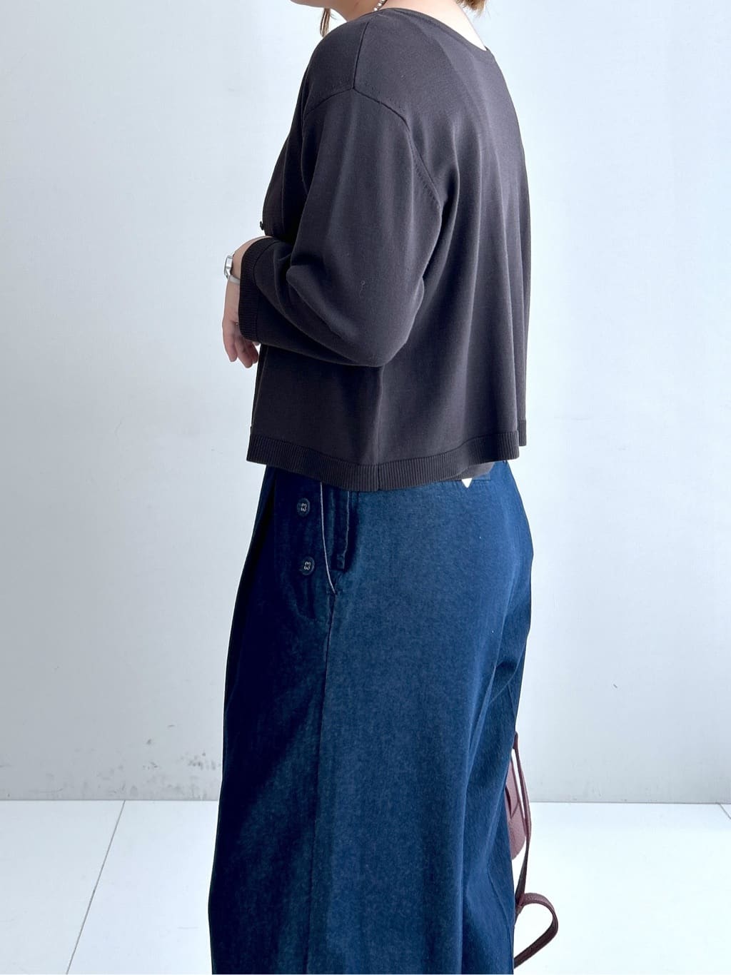 Hirokaさんの「Dessin｜【2点セット・洗える】2WAYカーディガン＆キャミソールアンサンブル」を使ったコーディネート