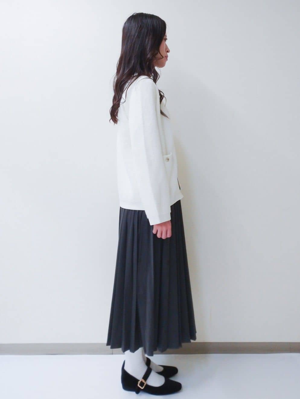 yuriさんの「OPAQUE.CLIP｜ロングロゴTシャツ【洗濯機OK】」を使ったコーディネート