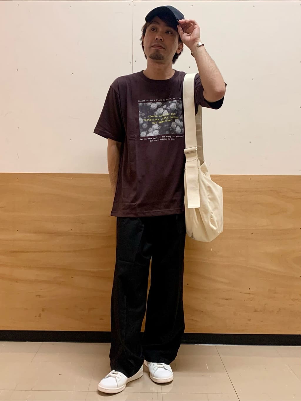 MATUさんの「THE SHOP TK｜リサイクルアート半袖Tシャツ【接触冷感/洗濯機OK】」を使ったコーディネート