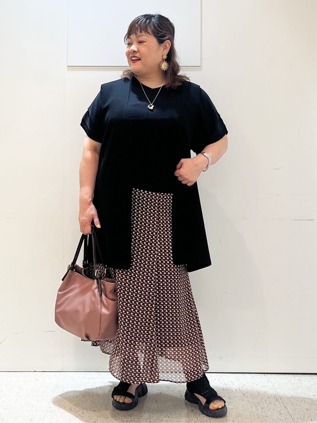 kimmyさんの「Reflect｜ドライタッチニットベスト」を使ったコーディネート