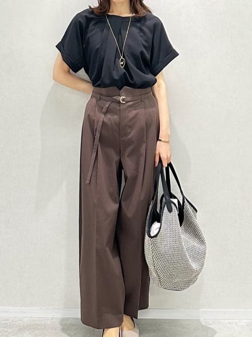 Miwaさんの「UNTITLED｜ライトダブルリングネックレス」を使ったコーディネート