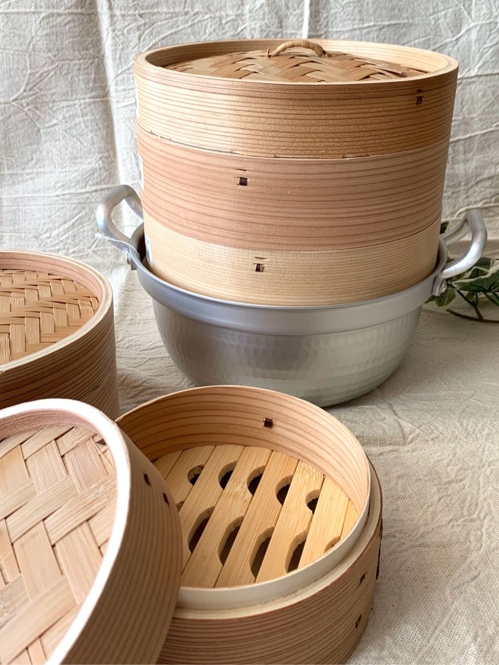 mikachoさんの「212 KITCHEN STORE｜杉中華セイロ 15cm 蓋」を使ったコーディネート